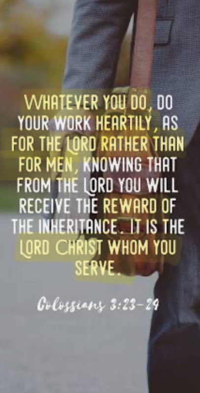 Colossians 3:23 highlighted